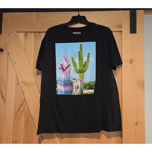 Fortnite Men's T-Shirt XL Loot Llama Cactus Battle Royale Officially Licensed